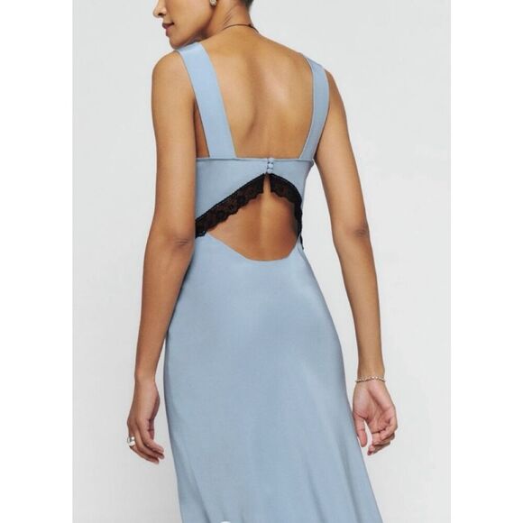 Reformation Provence Silk Midi Dress - Picture 6 of 13